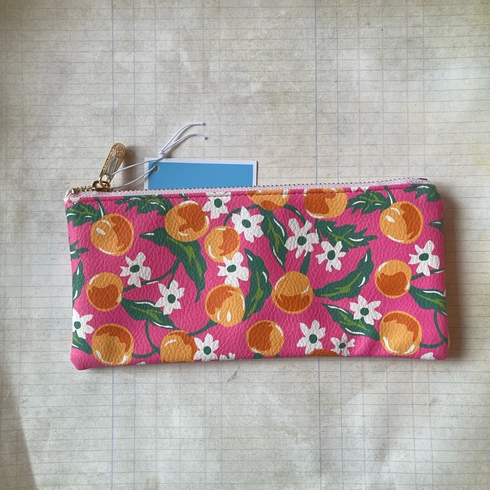 Draper James Citrus Floral Pencil Pouch